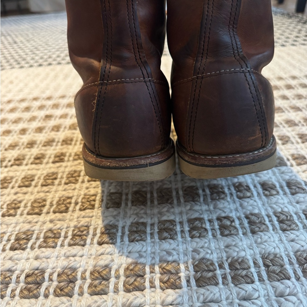 Red Wing Rover 2950 Brown Leather Boots - Picture 6 of 8